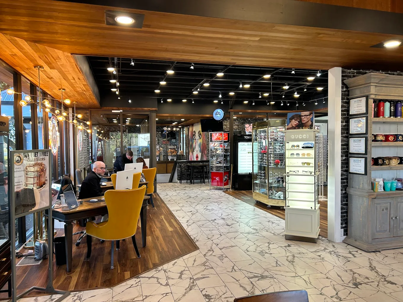 Inside My Eye Guy at Coffee Guy Underground, Pensacola