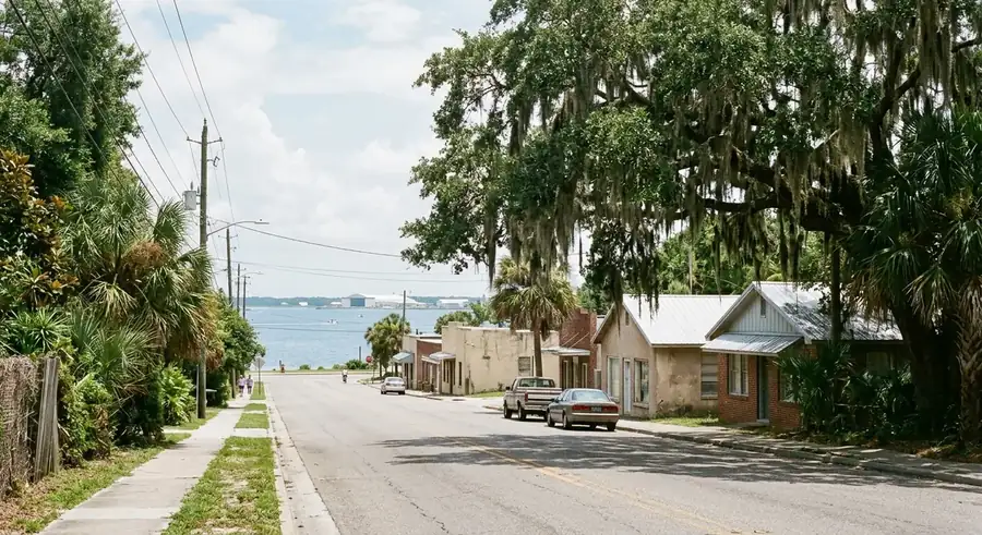 Coastal Navy Boulevard near NAS Pensacola in Warrington